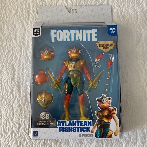 Jazwares Fortnite Atlantean Fishstick Legendary Series Collectible Set - Picture 2 of 5